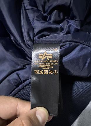 Бомбер alpha industries cwu 45 синій 6