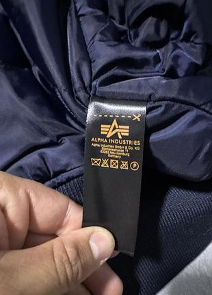 Бомбер alpha industries cwu 45 синій 8
