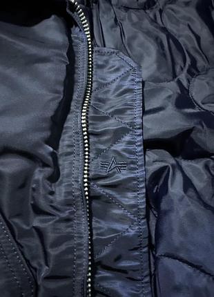 Бомбер alpha industries cwu 45 синій 9