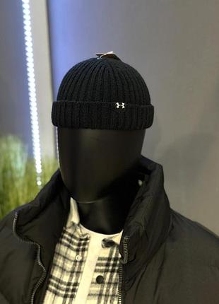 Шапка - біні under armour чорна