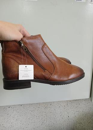 Женские кожаные ботинки cafe moda 6
