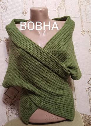 Стильний жіночий дизайнерський жилет із вовни розмір xs-s ☘️