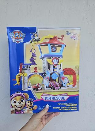 Ігровий набір для хлопчика spin master paw patrol air rescue adventure bay airport
