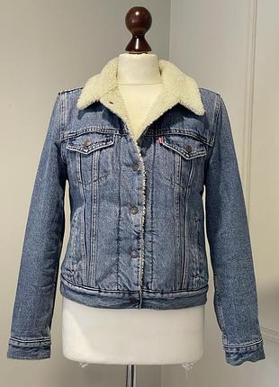 Куртка утеплена джинсова бренд levi’s