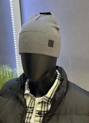 Шапка the north face сіра