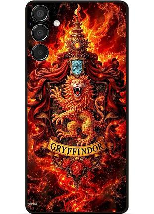 Силиконовый бампер чехол для samsung m15 с рисунком гриффиндор gryffindor гарри поттер harry potter