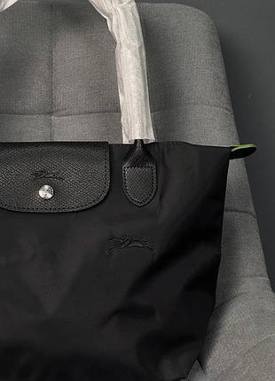 Сумка longchamp tote bag чорна 34/24 3