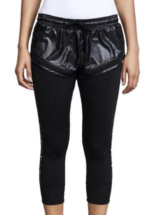 Лосіни та легінси жіночі adidas stella mccartney чорні тайтси 2в1