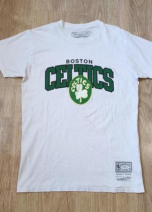 Футболка мужская boston celtics mitchell &amp; ness