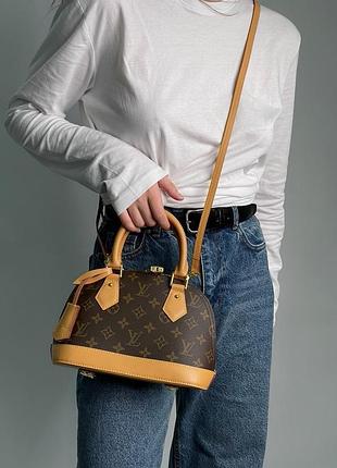 Сумка louis alma monogram vuitton canvas
