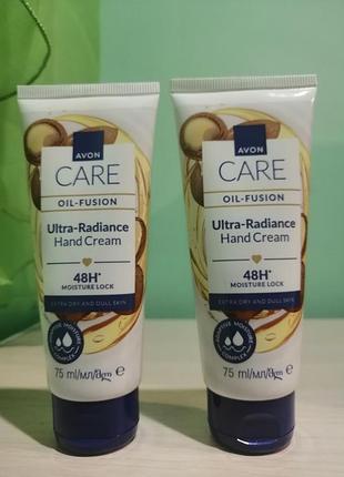 Крем для рук avon care oil-fusion ультра сяйво 75 мл