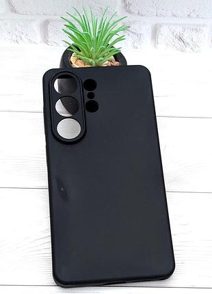 Уценка !!! чехол silicone cover для samsung galaxy s26 ultra бампер с микрофиброй черный уценка !!!