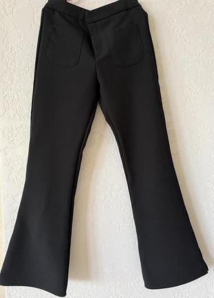 Брюки zara чорні кльош