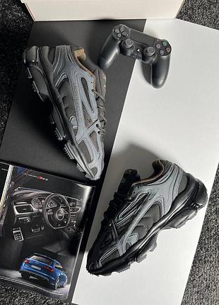 Чоловічі кросівки lacoste l003 2k24 prm grey black