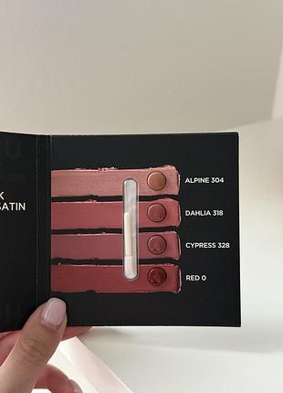 Палетка помад hourglass unlocked satin creme lipstick 4 відтінки