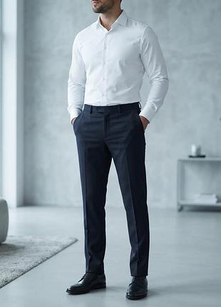 Чоловічі брюки hugo boss selection 100% шерсть super 150, розмір 50 (l)