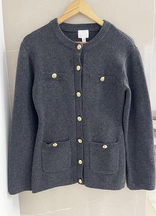 Кардиган теплий подовжений h&m