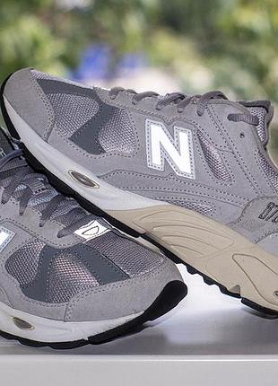 Кросівки new balance 878 unisex cm878mt1 leather grey 37 р. оригінал