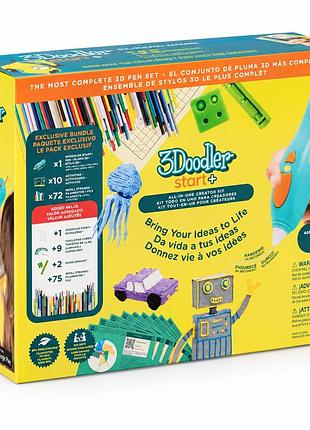 3d-ручка 3doodler start plus для дитячої творчості - мегакреатив (147 стрижнів, 9 шаблонів)