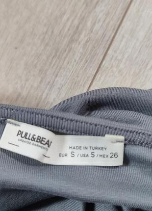 Платье-майка серое s размер pull &amp; bear 4