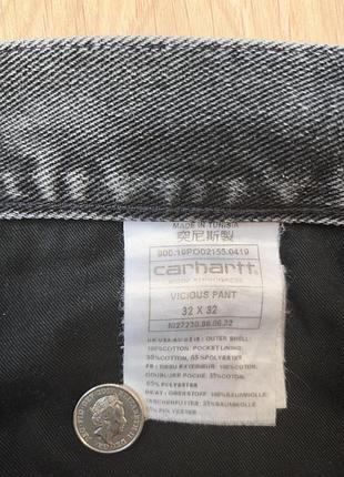 Джинсы мужские carhartt 8