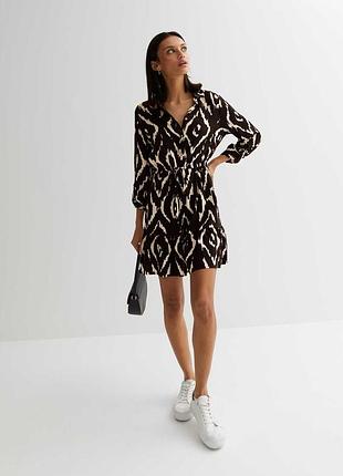 Плаття -сорочка з довгим рукавом, натуральна тканина  new look 4