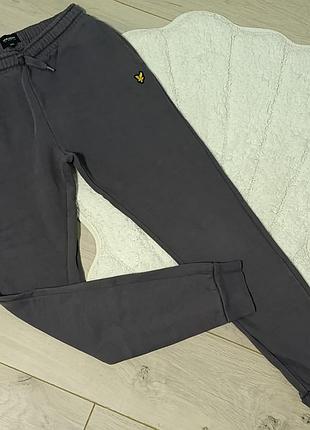 Спортивні штани чоловічі lyle & scott slim sweatpants сірі
