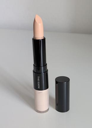 Новый двойной консилер the saem cover perfection ideal concealer duo 01 clear beige