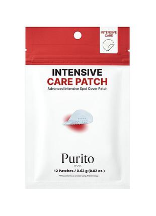 Мікроголкові патчі від висипань purito seoul intensive care patch, 12 шт