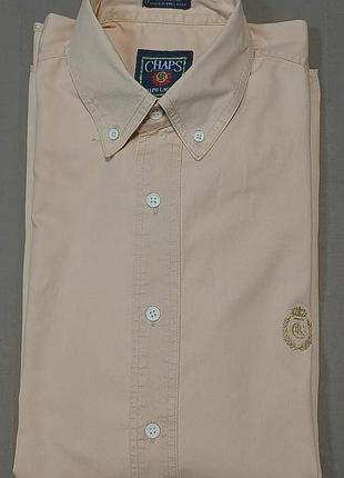Комір 41 см  chaps ralph lauren size m   бежева oxford сорочка 
100% cotton