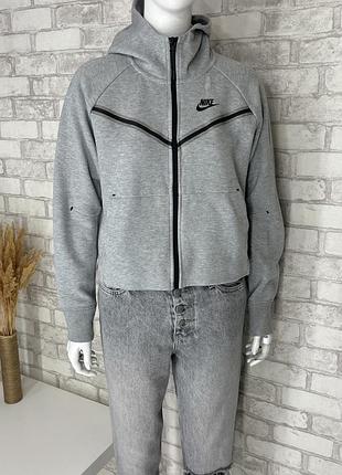Жіноча кофта nike tech fleece сіра 4