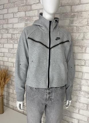 Жіноча кофта nike tech fleece сіра 6