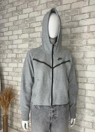 Жіноча кофта nike tech fleece сіра 7