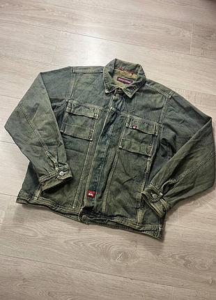 Мужская винтажная джинсовая куртка quiksilver