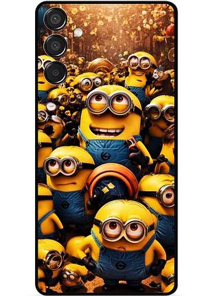 Силіконовий бампер чохол для samsung m15 з картинкою minion міньйони