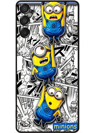 Силіконовий бампер чохол для samsung m15 з малюнком міньйон minions