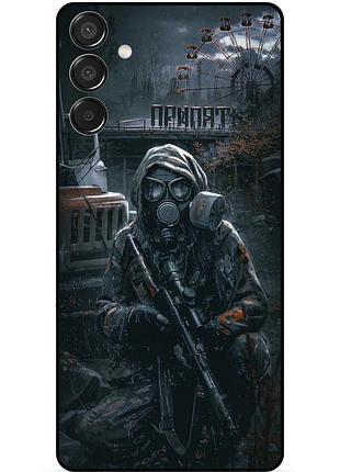 Чехол силиконовый бампер для samsung m15 с картинкой stalker сталкер