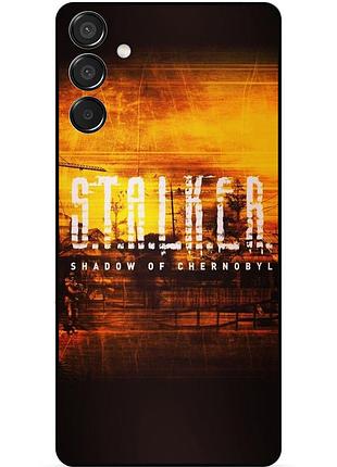Чехол силиконовый бампер для samsung m15 с рисунком stalker сталкер