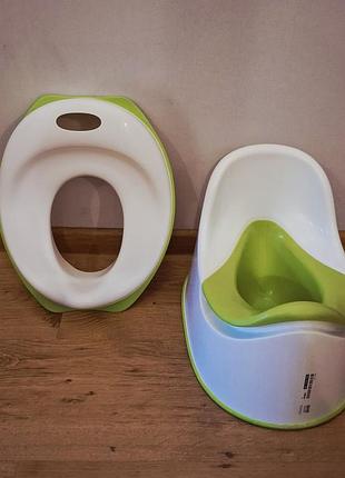 Детский горшок и накладка на унитаз ikea