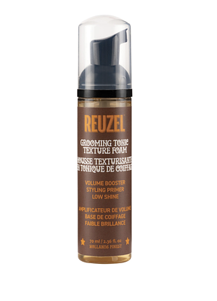 Пінка для волосся reuzel grooming tonic texture foam 70 мл — для чоловічого укладання волосся й барбершопу