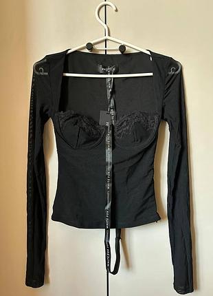 Лонг кофтинка нова white fox boutique (xs)