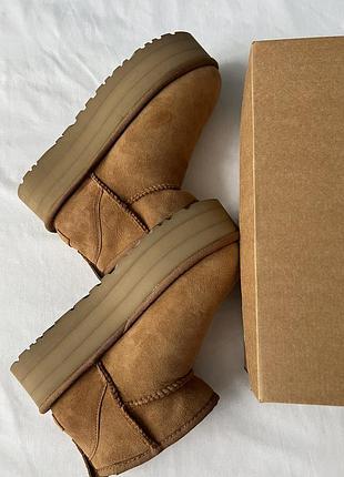 Ugg women's classic ultra mini platform bootie🤎 8