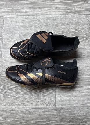 Бутси чоловічі adidas elite bellingham чорні із золотистим