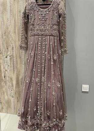 Пакистанська весільна , святкова сукня кристали swarovski