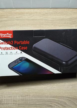 Захисний комплект 3в1 heystop для nintendo switch 2 (чохол, скло, накладки)