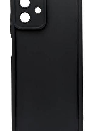 Чехол shock case для samsung galaxy a08 / a085 бампер силиконовый цвет черный