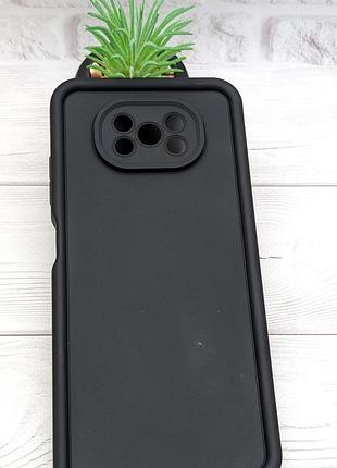 Уценка !!! чехол shock case для poco x3 / poco x3 pro бампер силиконовый черный уценка !!!