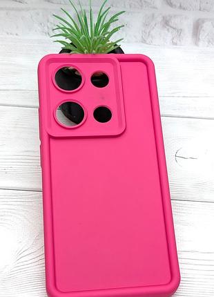 Уцінка !!! чохол shock case для телефона xiaomi redmi note 13 pro 4g / redmi note 14s / poco m6 pro бампер рожевий уцінка !!!