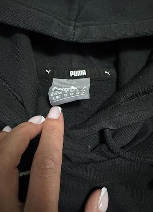 Худі puma чорне з логотипом 5