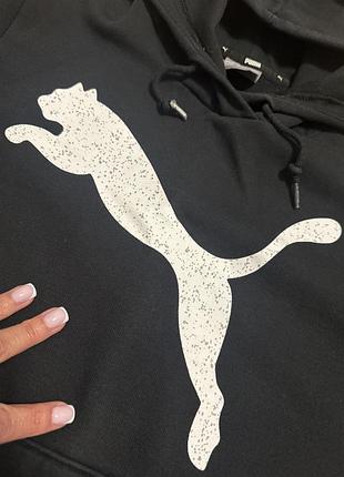 Худі puma чорне з логотипом 4